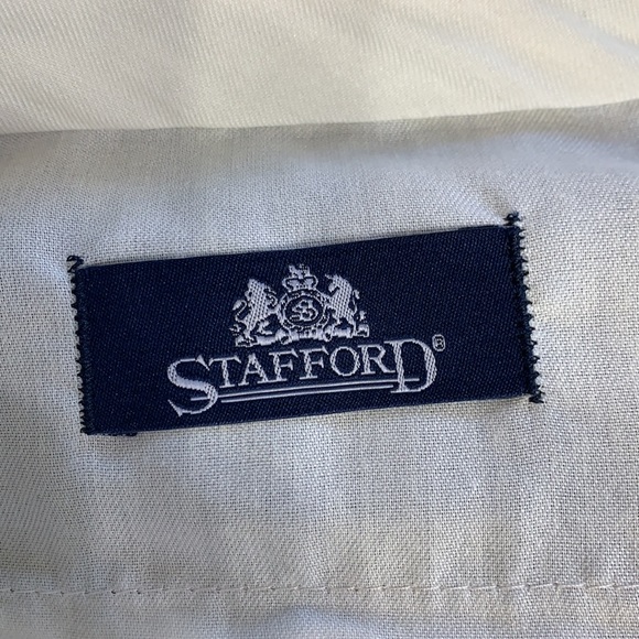 Men’s Stafford Suit Top & Pants Sz 44R Pants 34X30 - Picture 7 of 17